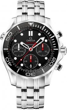Buy this new Omega Seamaster 300m Diver Co-Axial Chronograph 44mm 212.30.44.50.01.001 mens watch for the discount price of £3,698.00. UK Retailer.